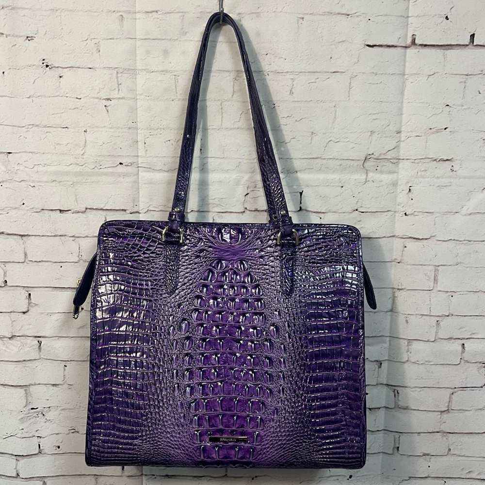 Brahmin Tia Purple Ultraviolet Ombre Melbourne S77 1708 00580